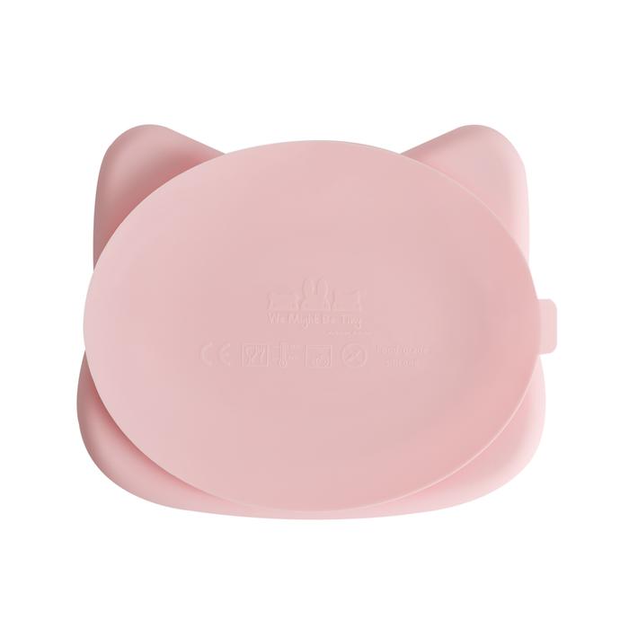 Stickie Plate - Cat Powder Pink