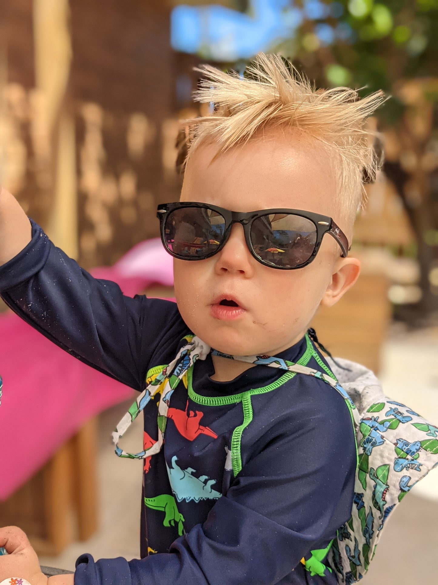 Baby & Toddler Flex-Frame Sunglasses Polarized UV400 With Strap - Pink