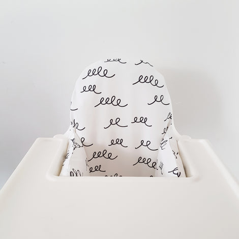 High Chair Cushion Cover - Squiggle