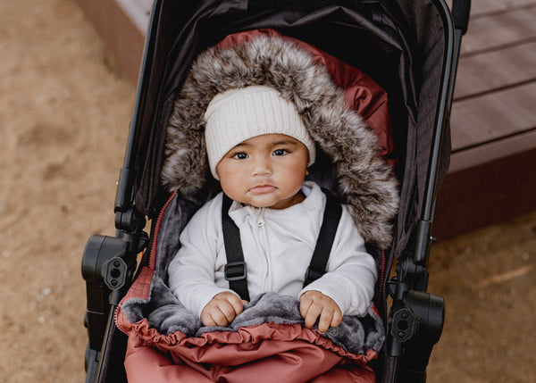 baby luno Nordic Footmuff Pram Liner - Terracotta (PRE-ORDER)