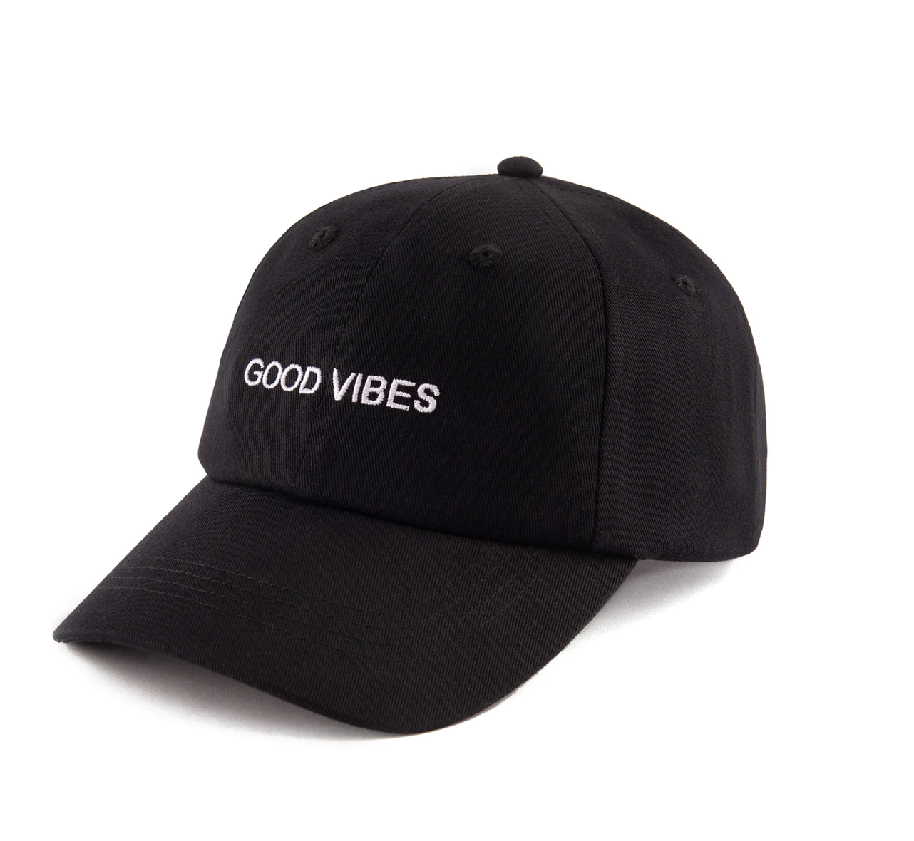 Load image into Gallery viewer, Good Vibes Cap - Black (Baby-Adults)
