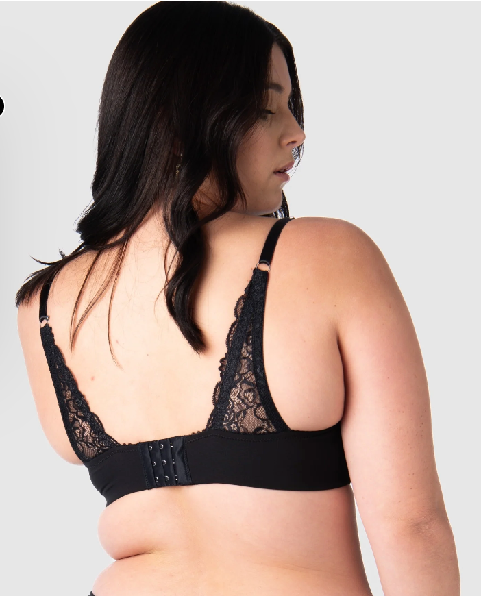 Nursing Bra - Hotmilk Temptation Lace Black