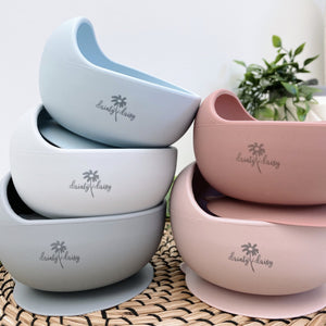 
                
                    Load image into Gallery viewer, Stickie Bowl &amp;amp; Spoon Set - Blush Pink
                
            