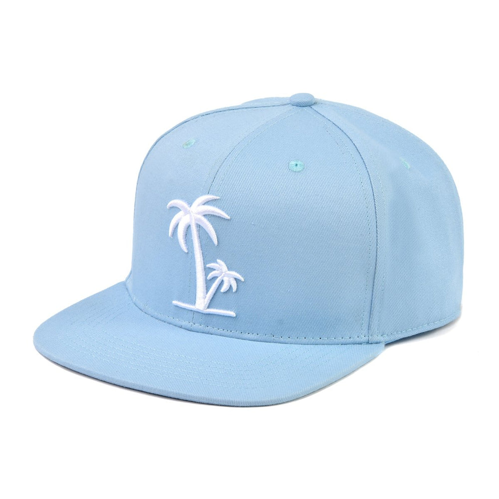 Snapback Hat - Blue Palm (Kids-Adults)