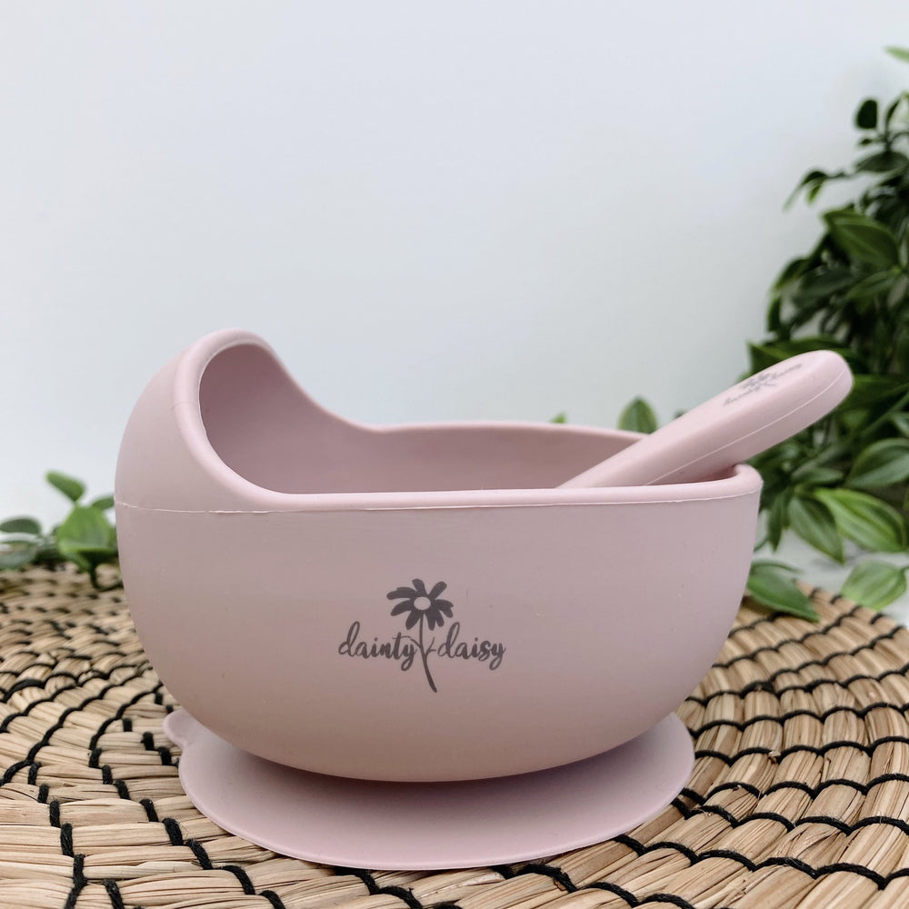 
                
                    Load image into Gallery viewer, Stickie Bowl &amp;amp; Spoon Set - Blush Pink
                
            