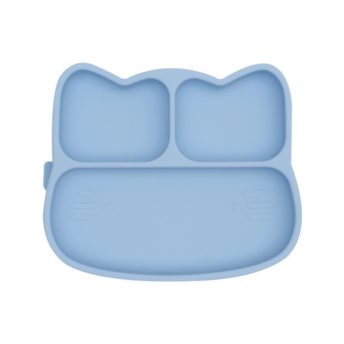 Stickie Plate - Cat Powder Blue