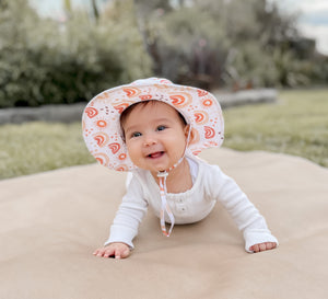 Baby Bucket Hat - Sunshine & Rainbows (0-12 months)