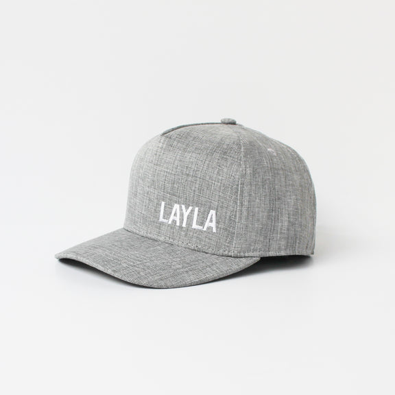 
                
                    Load image into Gallery viewer, Snapback Hat - PERSONALISED NAME (Kids-Adults) Grey
                
            