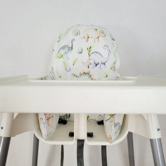 Load image into Gallery viewer, High Chair Cushion Cover - Dinosaurs
