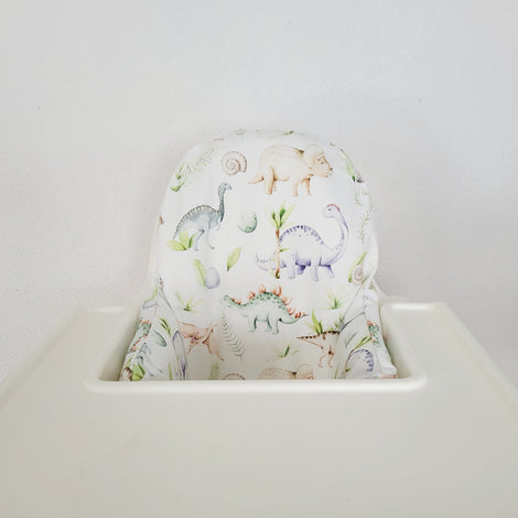 
                
                    Load image into Gallery viewer, High Chair Cushion Cover - Dinosaurs
                
            
