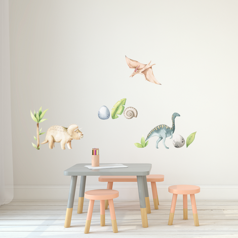 Load image into Gallery viewer, Fabric Wall Decals - Dinosaurs Pterodactyl
