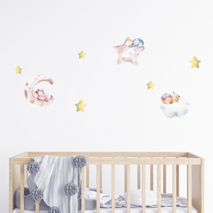 Fabric Wall Decals - Dream In The Clouds