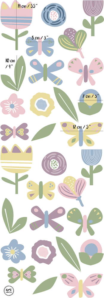 Fabric Wall Decals - Spring