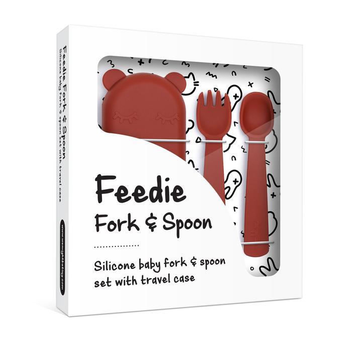 
                
                    Load image into Gallery viewer, Feedie Fork &amp;amp; Spoon Set - Rust
                
            