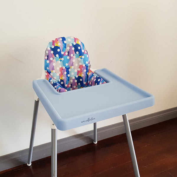 
                
                    Load image into Gallery viewer, High Chair Tray Cover - Sky
                
            