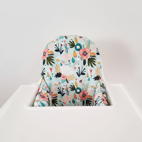 High Chair Cushion Cover - In the Garden