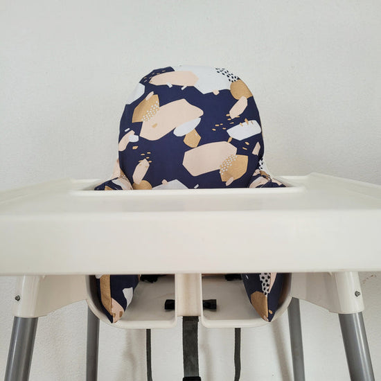 Load image into Gallery viewer, High Chair Cushion Cover - Navy

