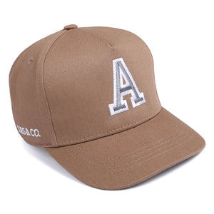 
                
                    Load image into Gallery viewer, Snapback Hat - PERSONALISED (Kids-Adults) Mocha
                
            