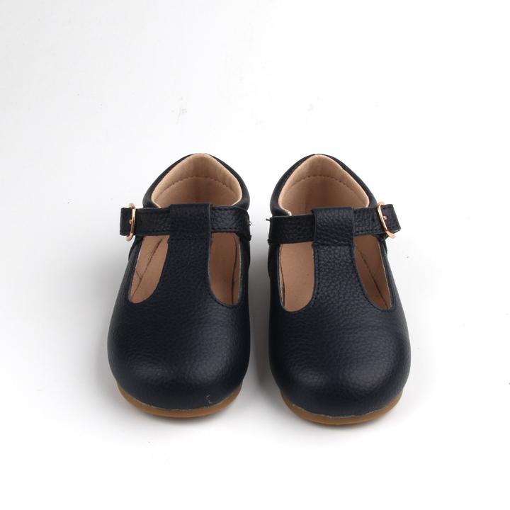 Load image into Gallery viewer, Baby Shoe - Little MeMe London Tbar Navy
