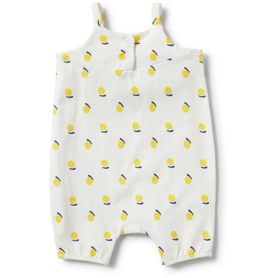 Load image into Gallery viewer, Baby Playsuit - Sunshine Ruffle Singlet Strap - Baby Luno
