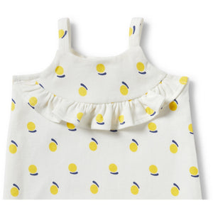 
                
                    Load image into Gallery viewer, Baby Playsuit - Sunshine Ruffle Singlet Strap - Baby Luno
                
            