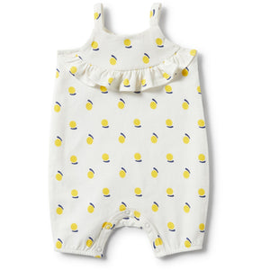 
                
                    Load image into Gallery viewer, Baby Playsuit - Sunshine Ruffle Singlet Strap - Baby Luno
                
            
