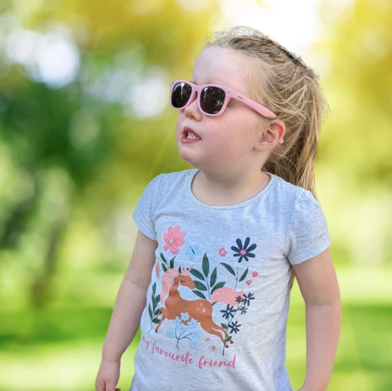 Kids Flex-Frame Sunglasses Polarized UV400 - Pink