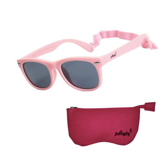 Load image into Gallery viewer, Baby &amp;amp; Toddler Flex-Frame Sunglasses Polarized UV400 With Strap - Pink
