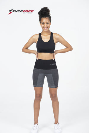 
                
                    Load image into Gallery viewer, Postpartum Recovery Shorts - CORETECH™ SupaCore Grey
                
            