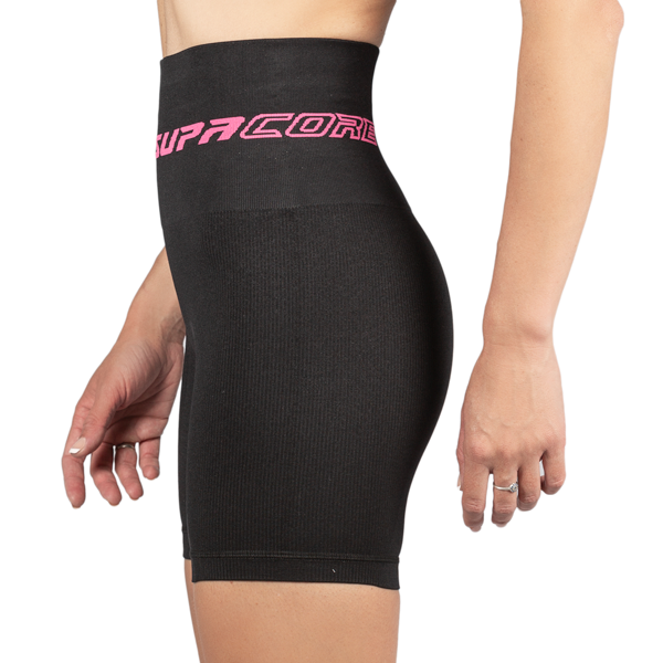 Women's Supacore Coretech Recovery Shorts - Blk/Pink