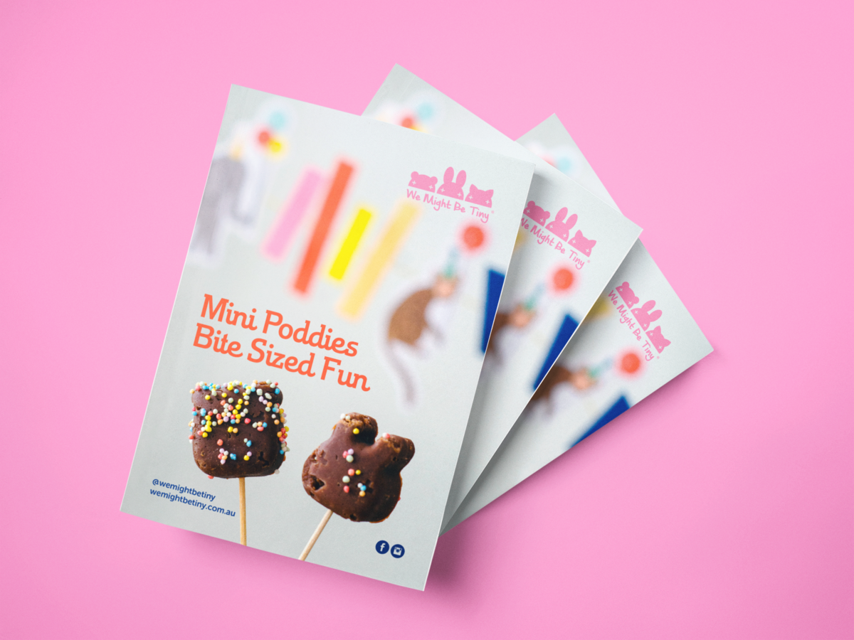 Recipe Booklet - Mini Poddies BITE SIZED FUN A5