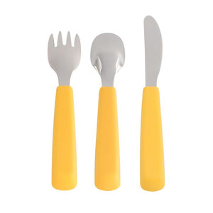 
                
                    Load image into Gallery viewer, Toddler Feedie Cutlery Set - Yellow
                
            
